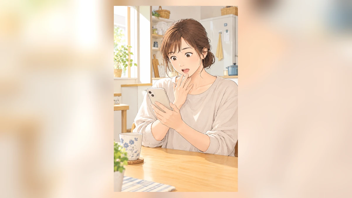調べてみて驚く様子