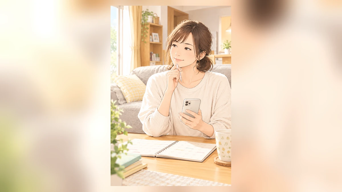 来年のことを考える様子